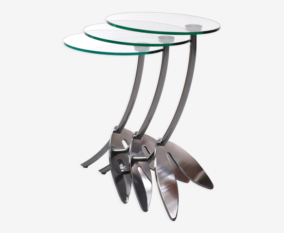 Tables gigognes métaformes ''Papillon'' par Thomas Althaus