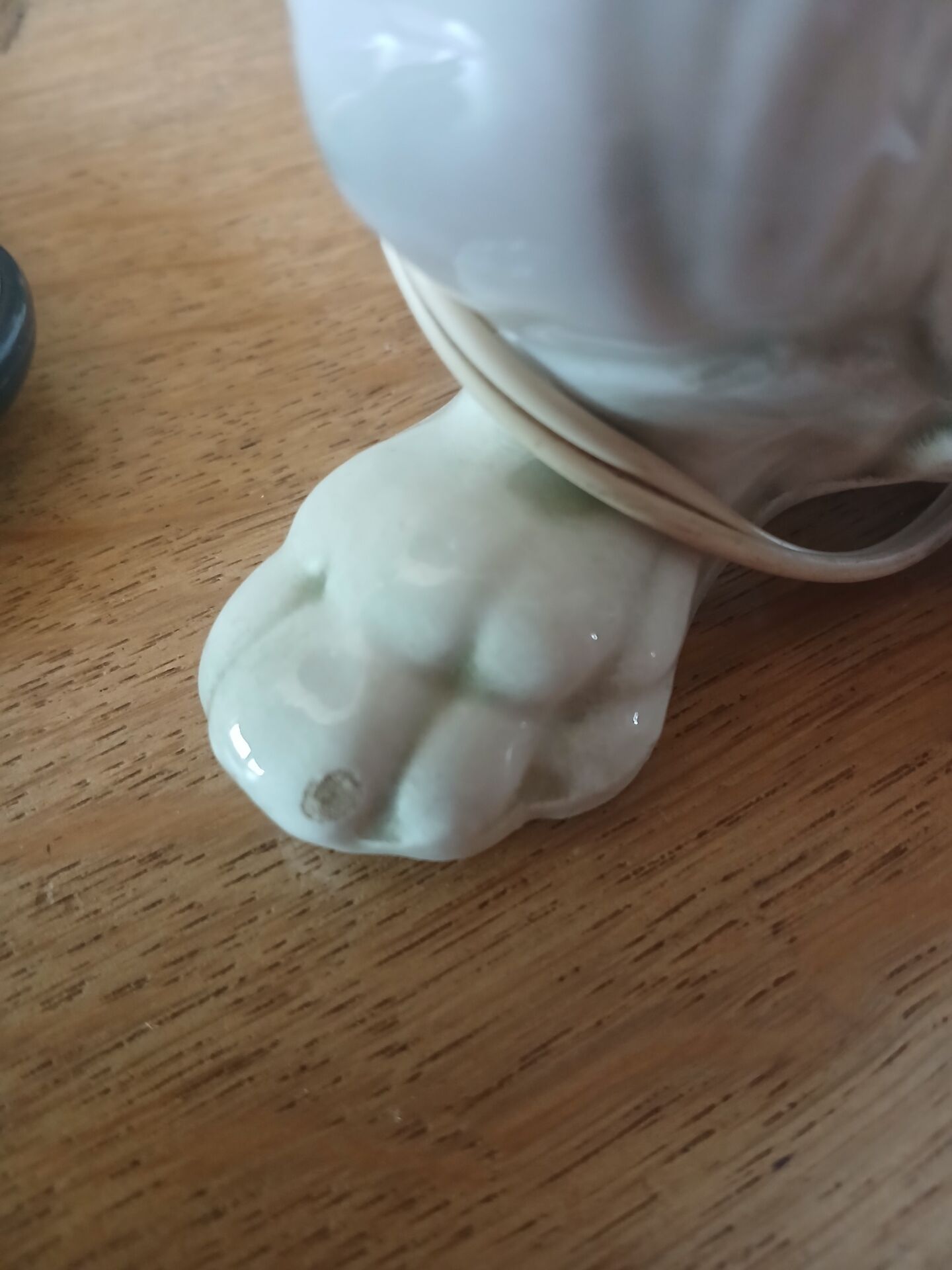 Antique lamp in Italian ceramic