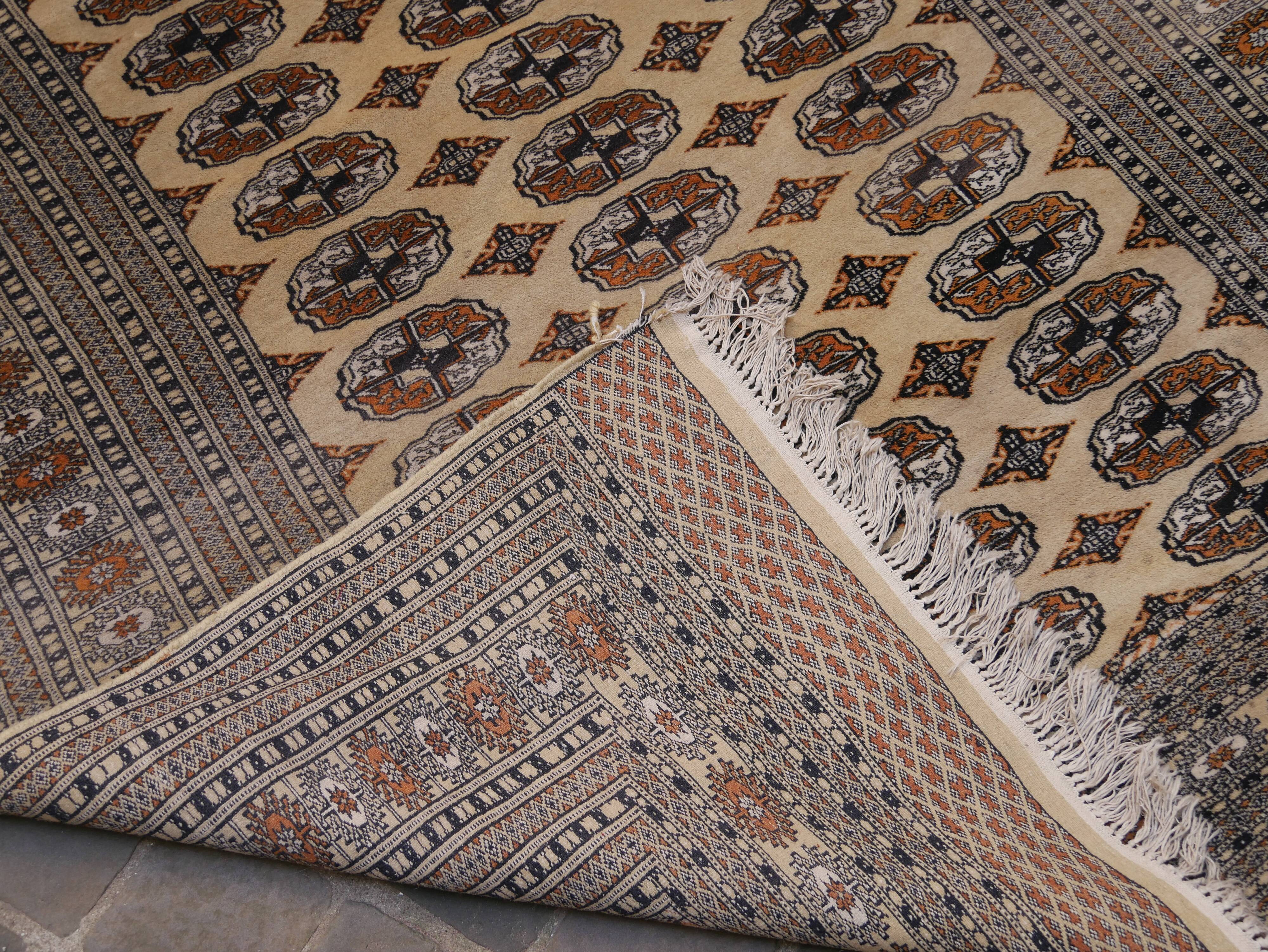 Handmade Oriental Carpet Bukhara Pakistan