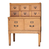 Rare: superb LEVASSEUR trade furniture (circa 1900). In solid wood.
