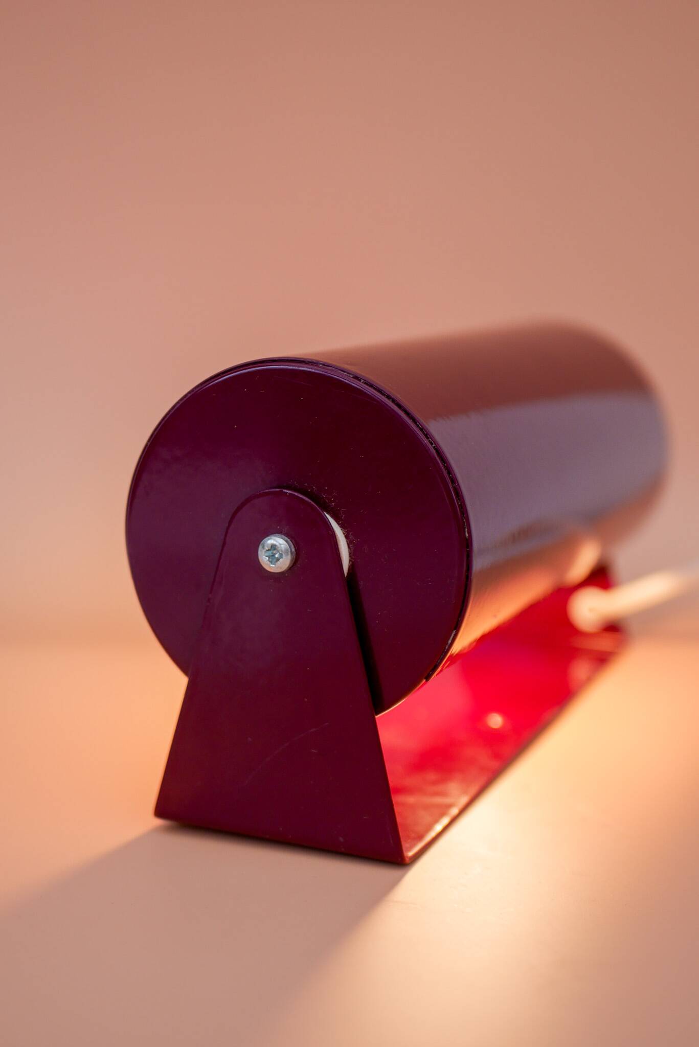 Vintage Burgundy Lod Wall Sconce from Ikea