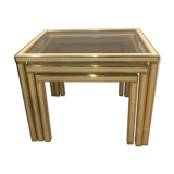 3 pull out tables by Jean-Claude Mahey 1970