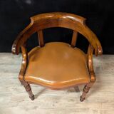 Walnut office chair, Restoration period