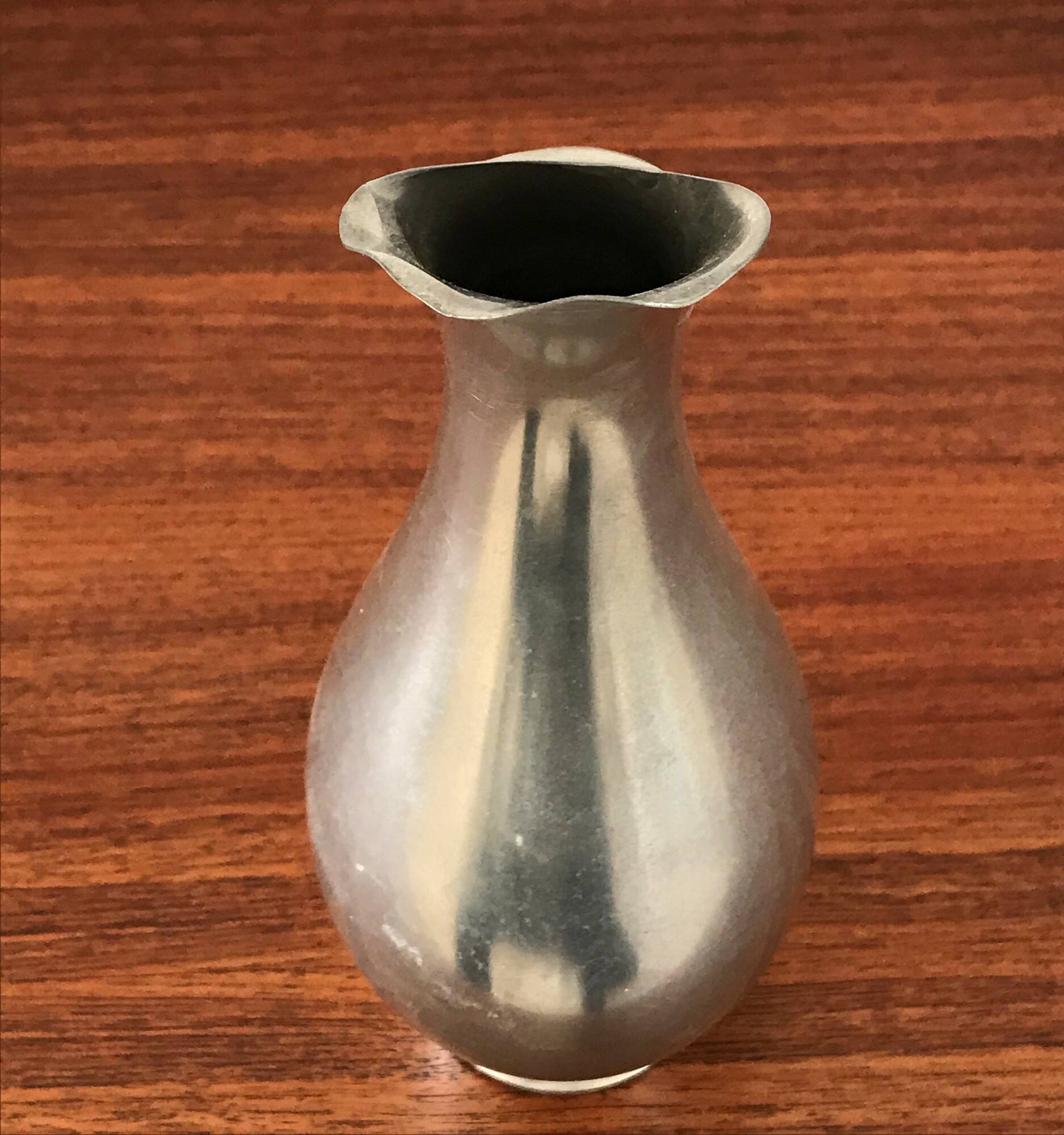 Vintage Dutch Pewter Vase