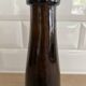 Antique amber glass vase