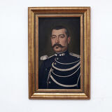 Portrait man pastel 1818 in gold frame