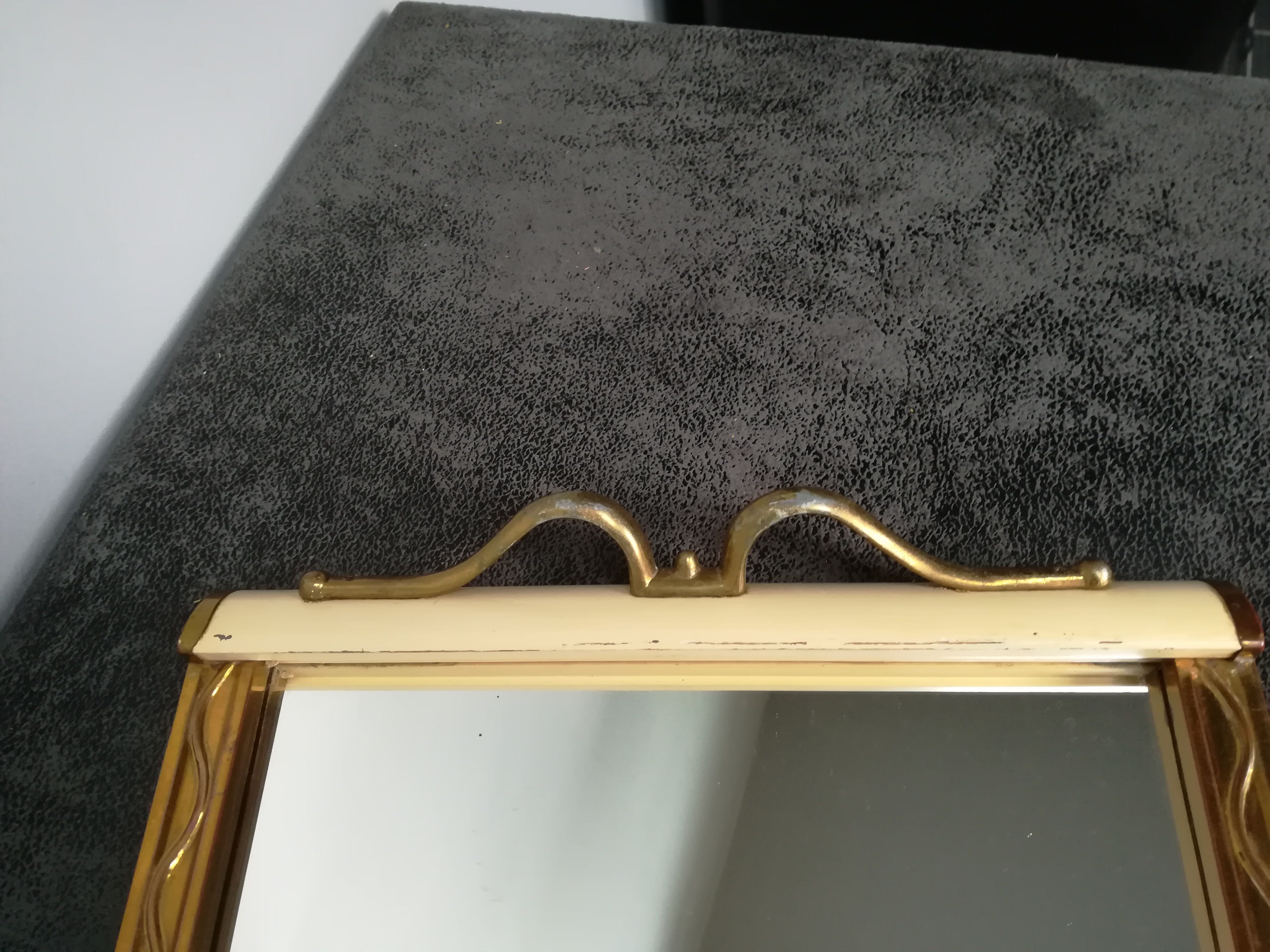 Plateau miroir art déco