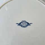 Ancien plat rond Creil et Montereau