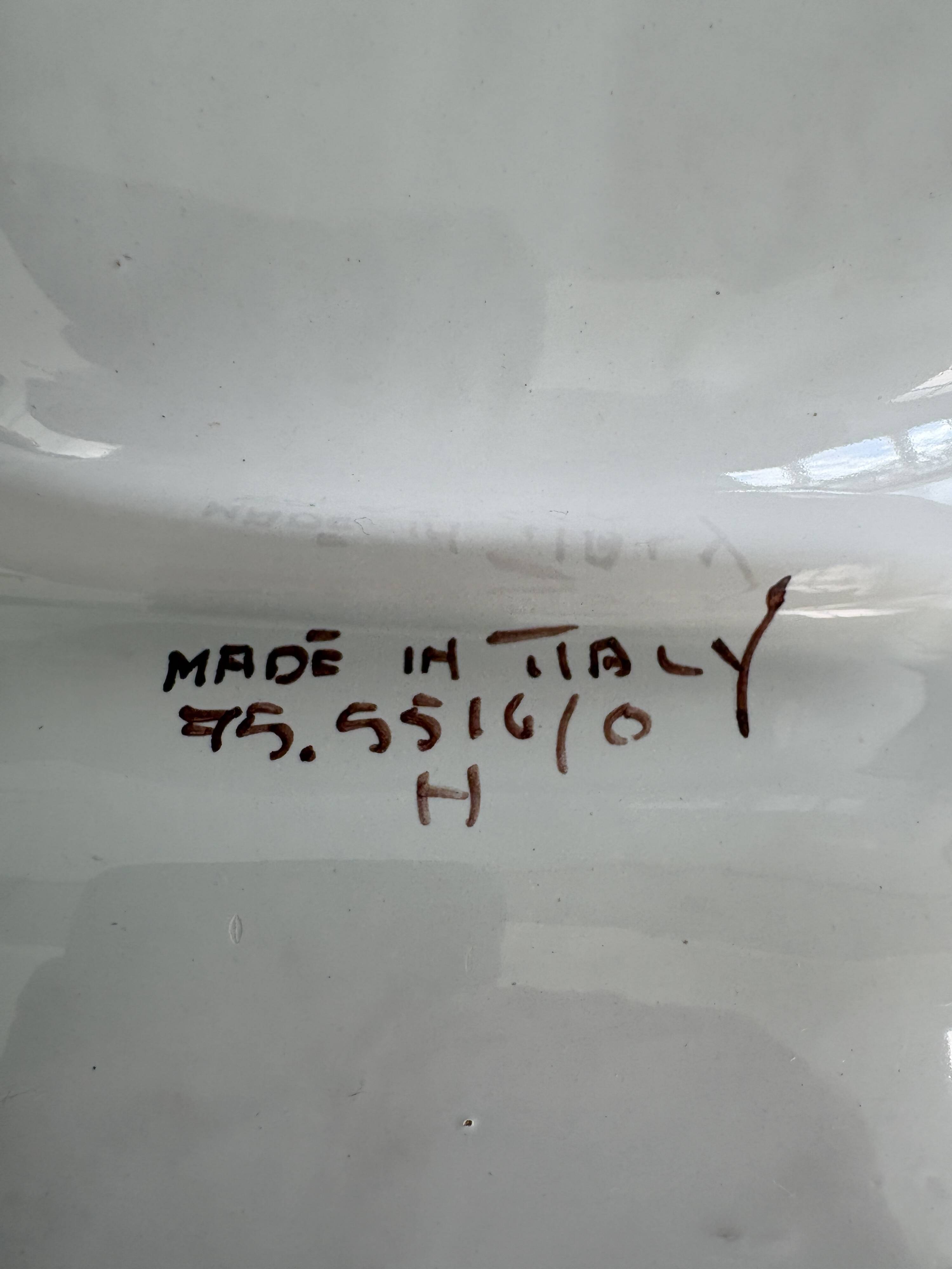 Vintage ceramic Italian aperitif plate