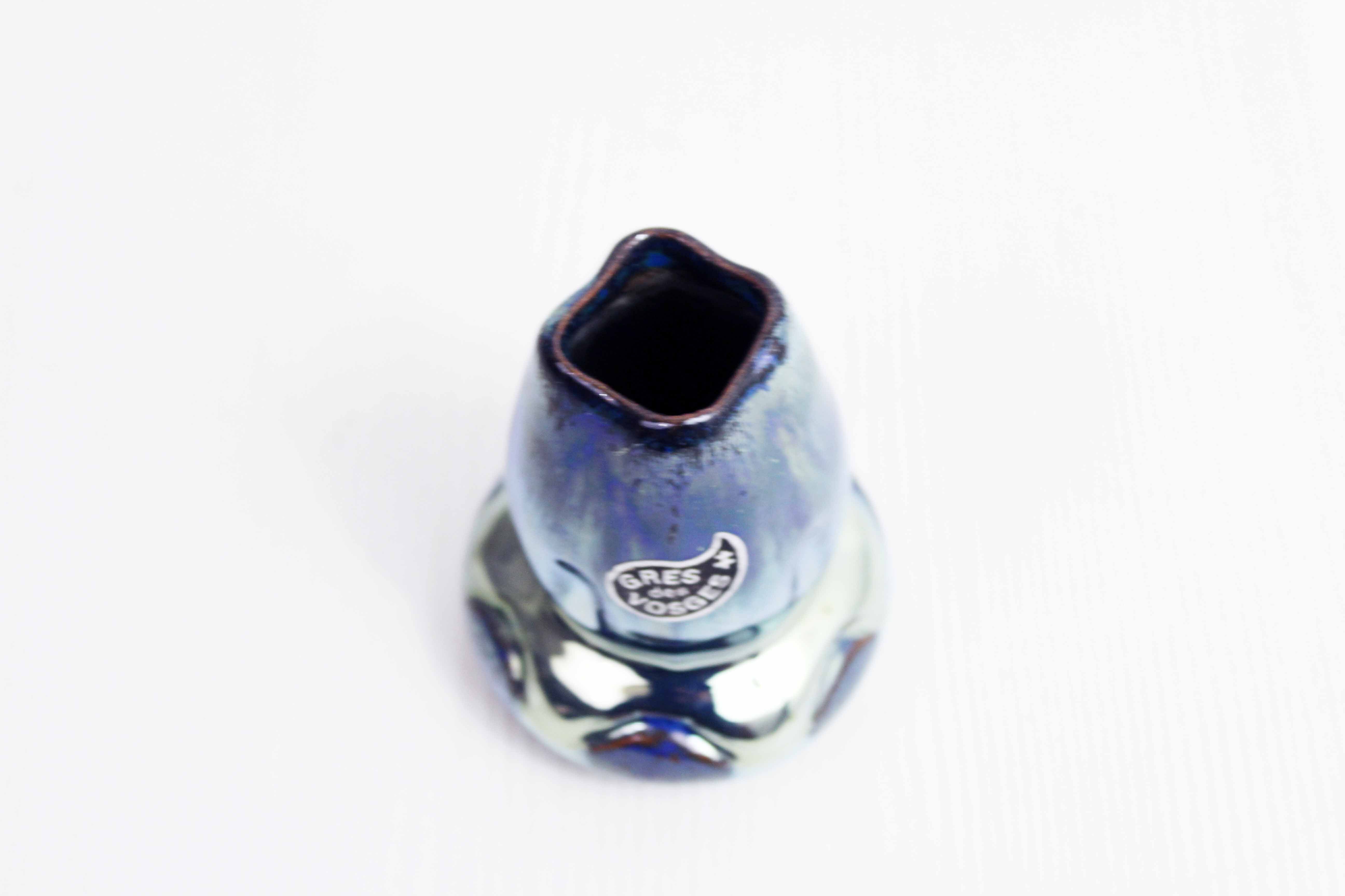 Flaming sandstone vase from the Vosges