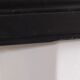 Mirror old plaster Frame matte black wood 41x53cm
