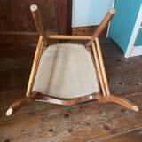 Chaise capitonnée