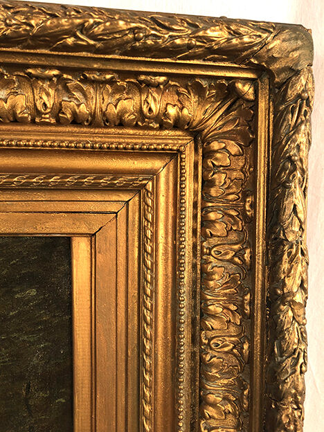 Oil on canvas early twentieth century