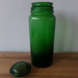 Bocal ancien en verre vert