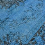 Blue Vintage Anatolian Floral Rug sku 2350