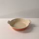 Round enamelled cast iron gratin dish Le Creuset