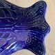 Vintage blue ceramic serving dish by Environmental Ceramics Inc., San Francisco, 1966