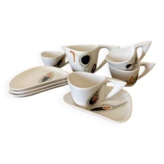 Modernist coffee service, Peter & Denise Orlando, Vallauris, 1950