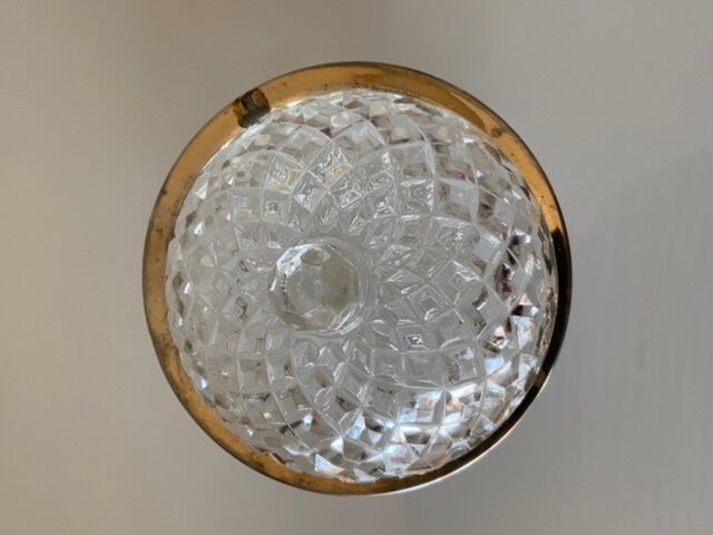 Sugar candy in Christal glass