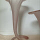 A pair of large Italian corolla vases in glass paste.