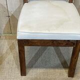 Suite of 4 teak chairs, Indian manufacture of the 1980s