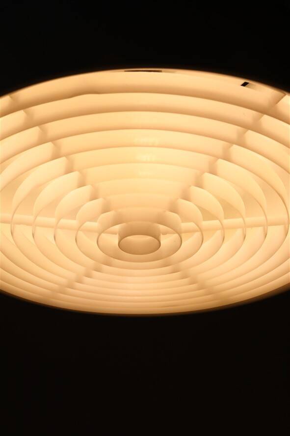 Suspension "Bumling" par Anders Pehrson pour Ateljé Lyktan / Design moderne du milieu du siècle / Années 1970 / blanc crème