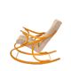 Vintage rocking chair by michael thonet for ton, 1960s