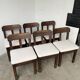 Set of 6 brutalist chairs from the 1940s