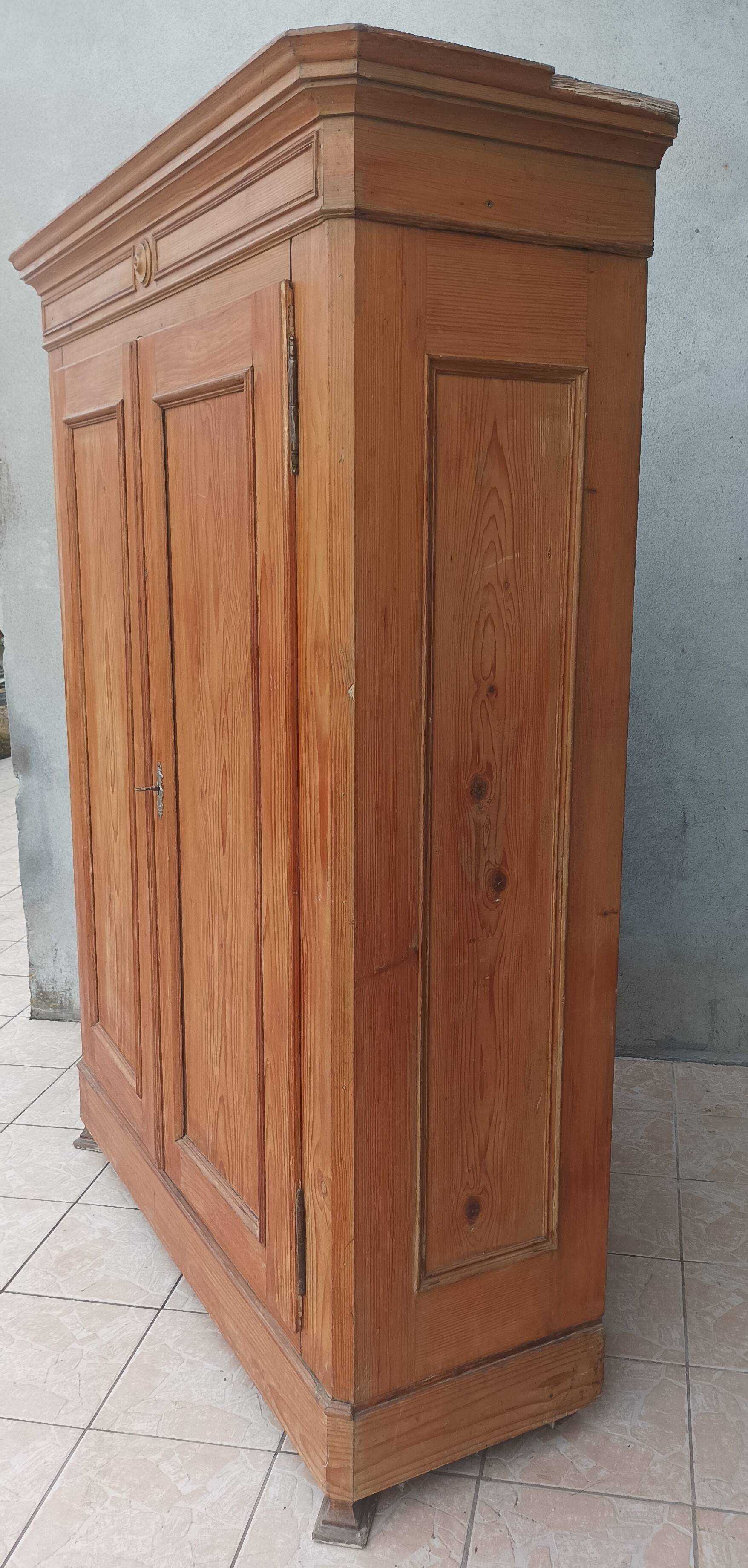 19th century larch mountain chalet wardrobe