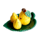 Servant salt / pepper / mustard in slurry lemons Vallauris