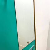 Retro Wall Hanger with Mirror, 1960s, Czechoslovakia