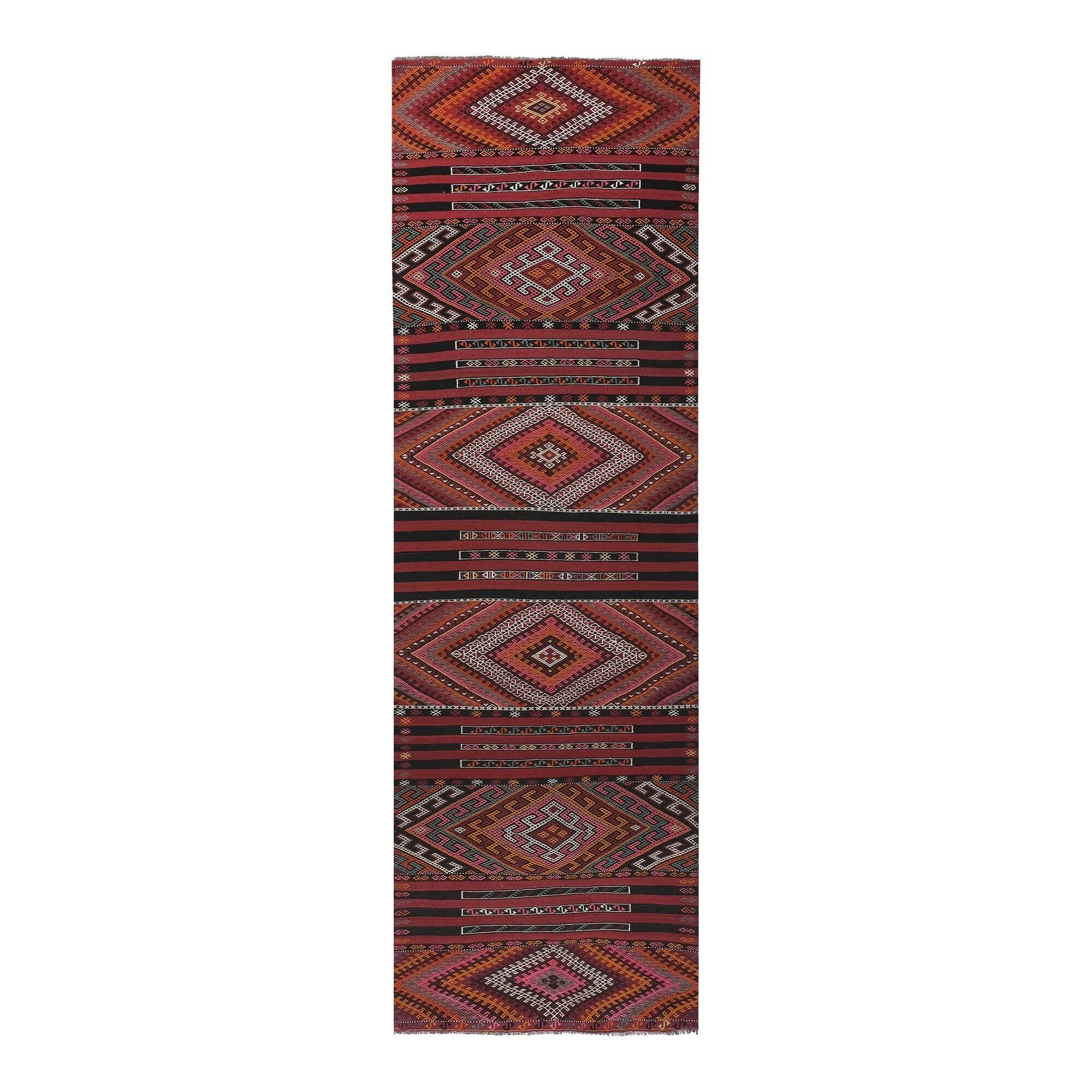 Tapis de couloir turc vintage