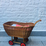Vintage wicker pram