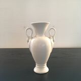 White vase swan handles