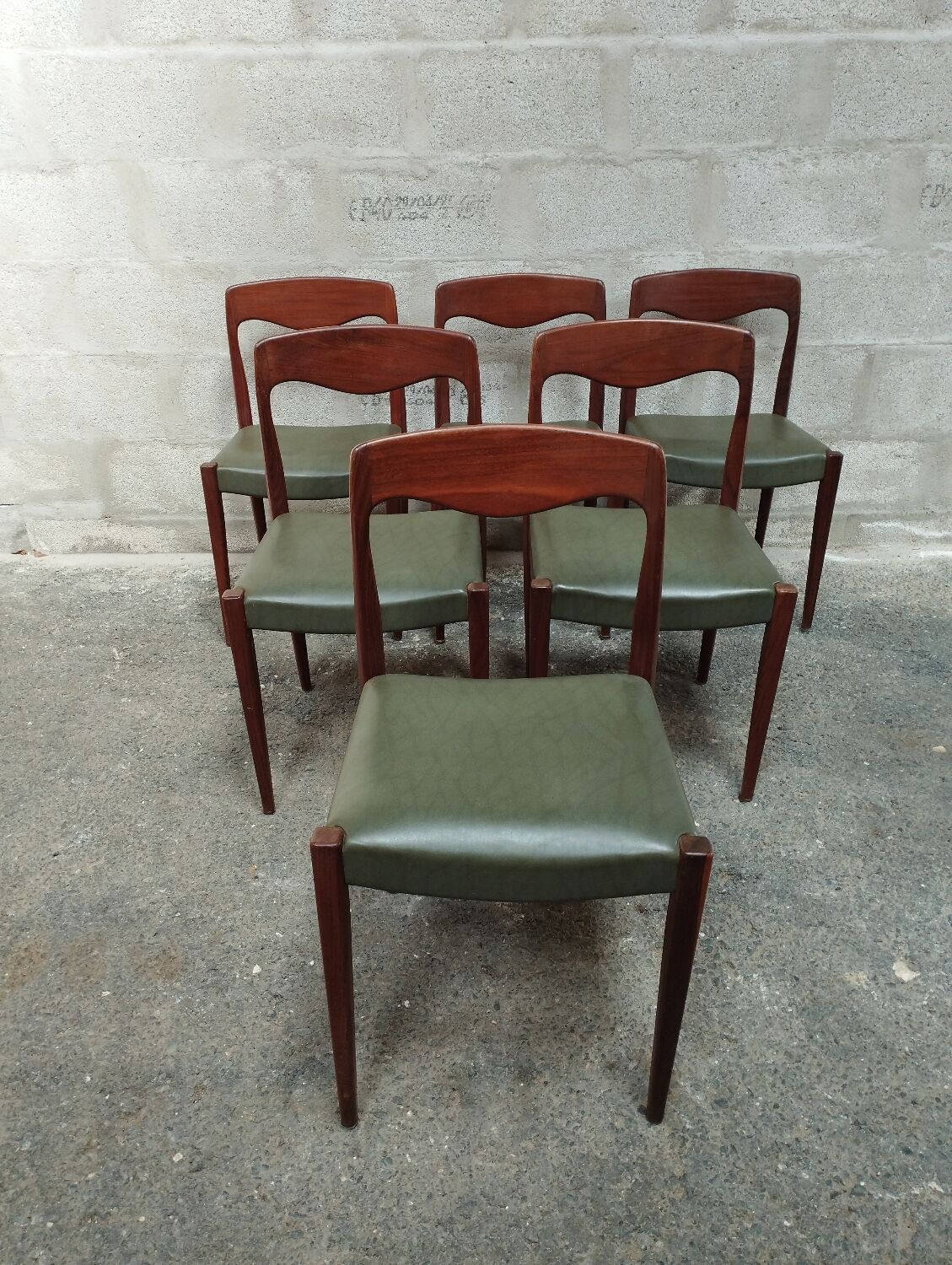 Scandinavian teak chairs
