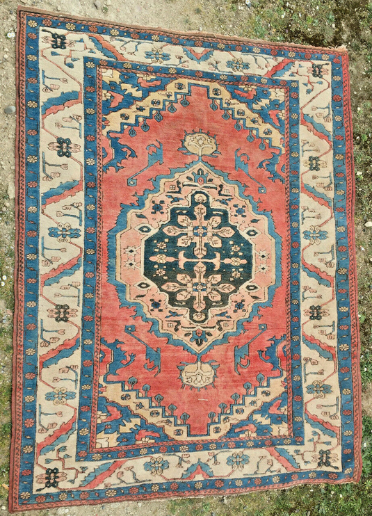 Azeri wool carpet made in Turkey. 20th century