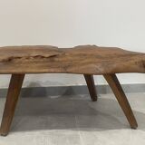 Brutalist table, superb flash on top.
