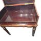 Marquetry silverware cabinet
