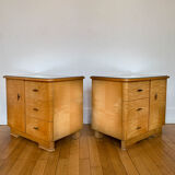 Pair of vintage 50s bedside tables