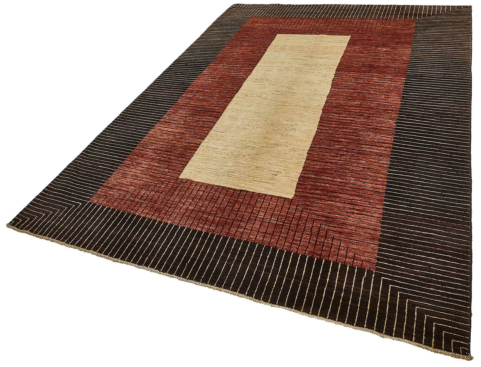 Tapis Oushak en laine noué à la main turc 198 cm x 297 cm