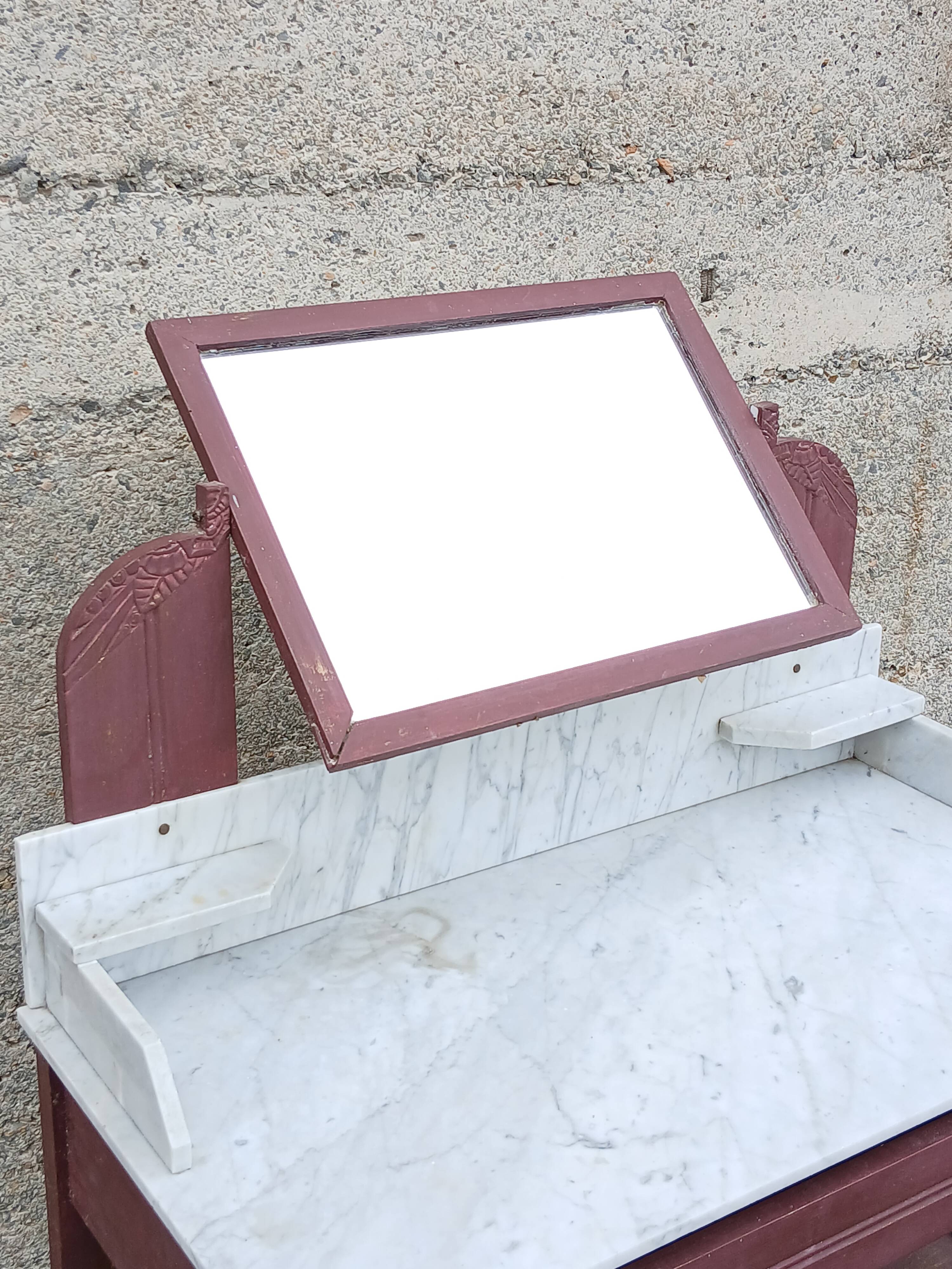 Art Deco marble dressing table