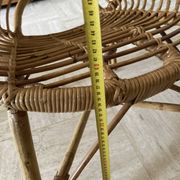 Vintage rattan shell chairs