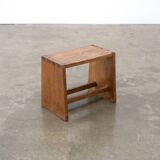 Small modernist oak side table / stool, c.1930