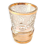 Satin engraved Art Deco vase