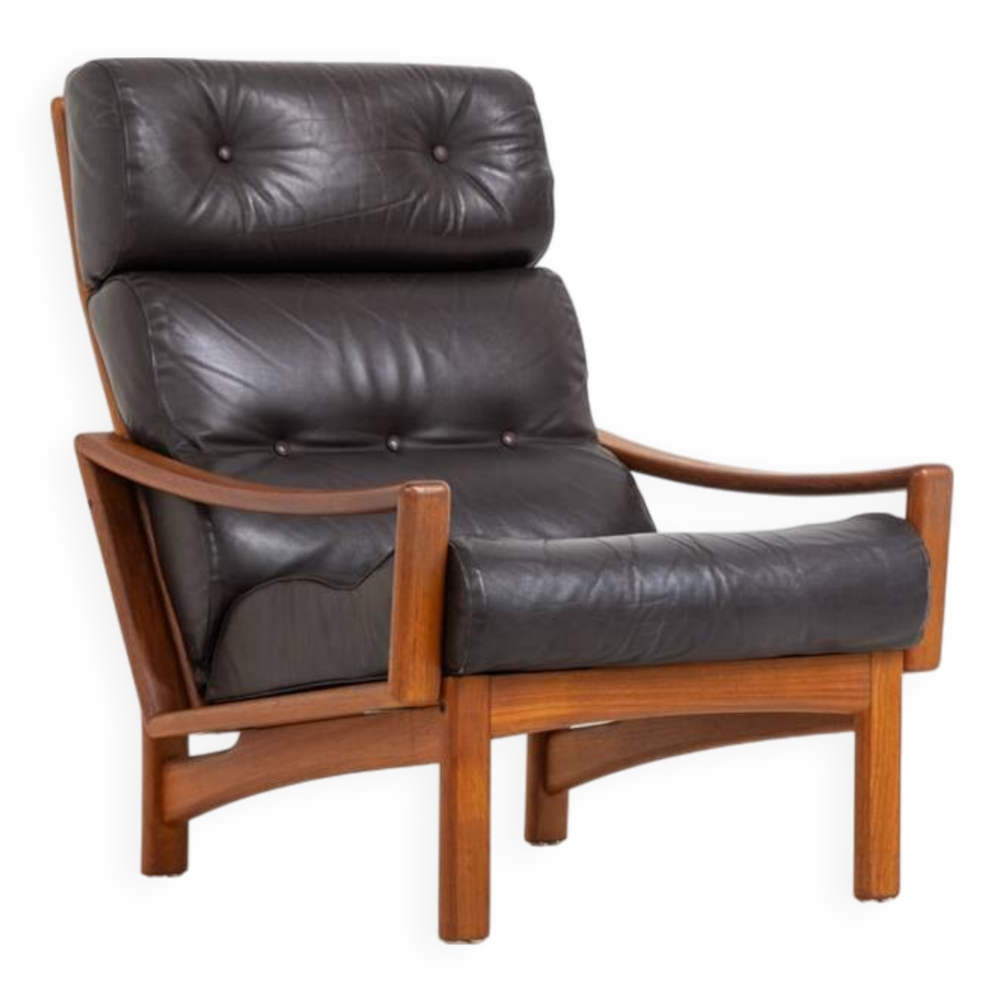Fauteuil en teck de Glostrup