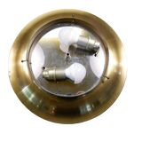 Murano Swirl ceiling lamp, Italy 1970s