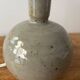 60s stoneware globe lamp base