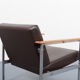 Pair of 1960s architectural armchairs