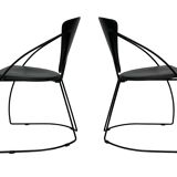 Vintage Arrben Linda dining chairs set of four 1980s design