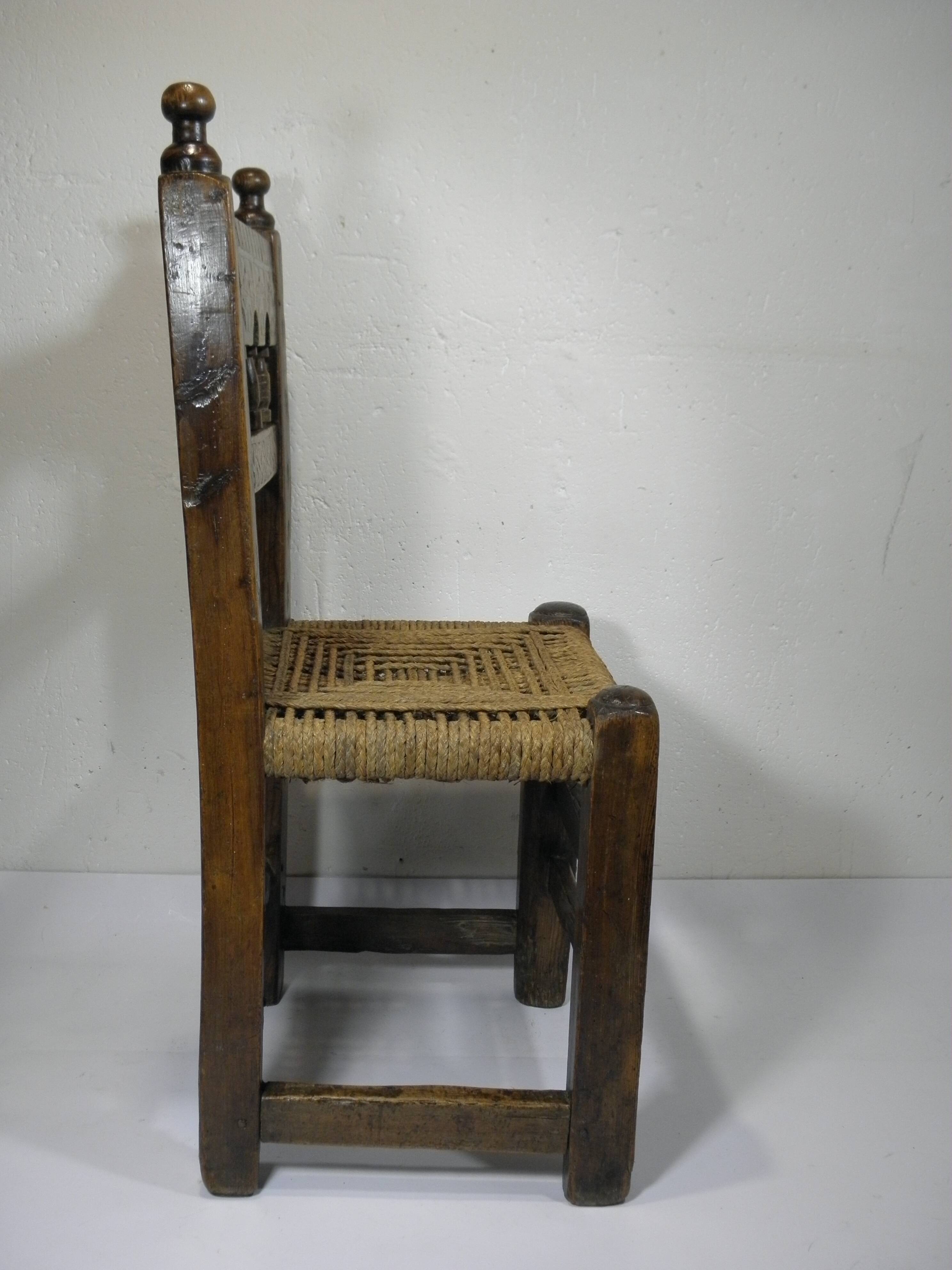 Rustic chair - Folk art - Spain
